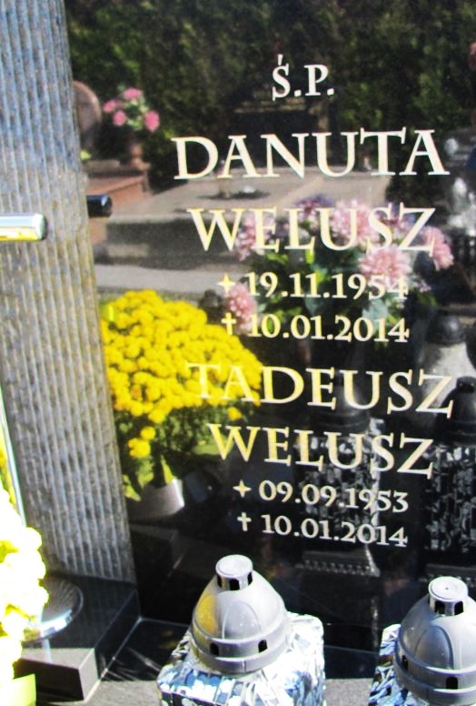 Danuta Welusz 1954 Buczkowice - Grobonet - Wyszukiwarka osób pochowanych