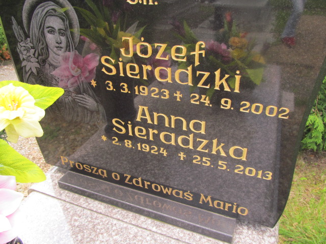 Anna Sieradzka 1924 Buczkowice - Grobonet - Wyszukiwarka osób pochowanych